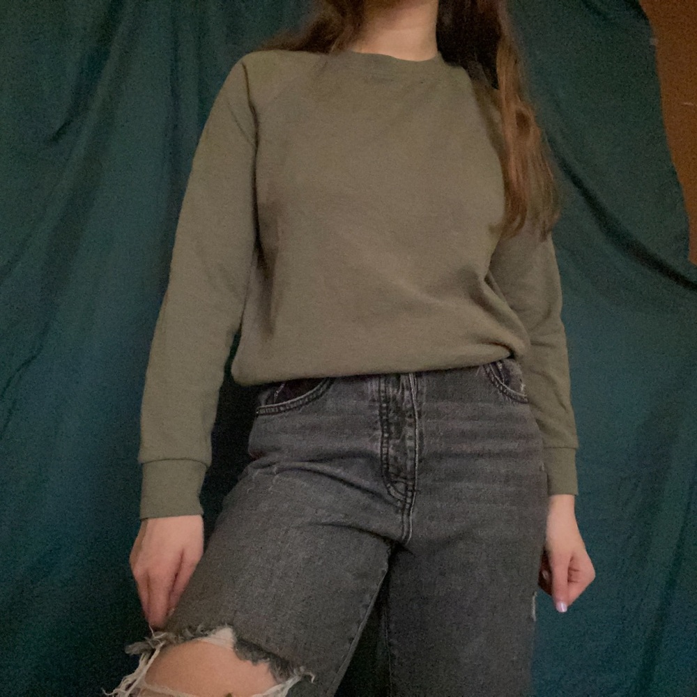 H&M green pullover